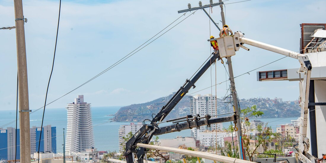 El Puerto de Acapulco este sábado.