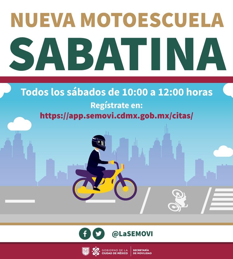 Abren Motoescuela Sabatina en la CDMX; ve los detalles.