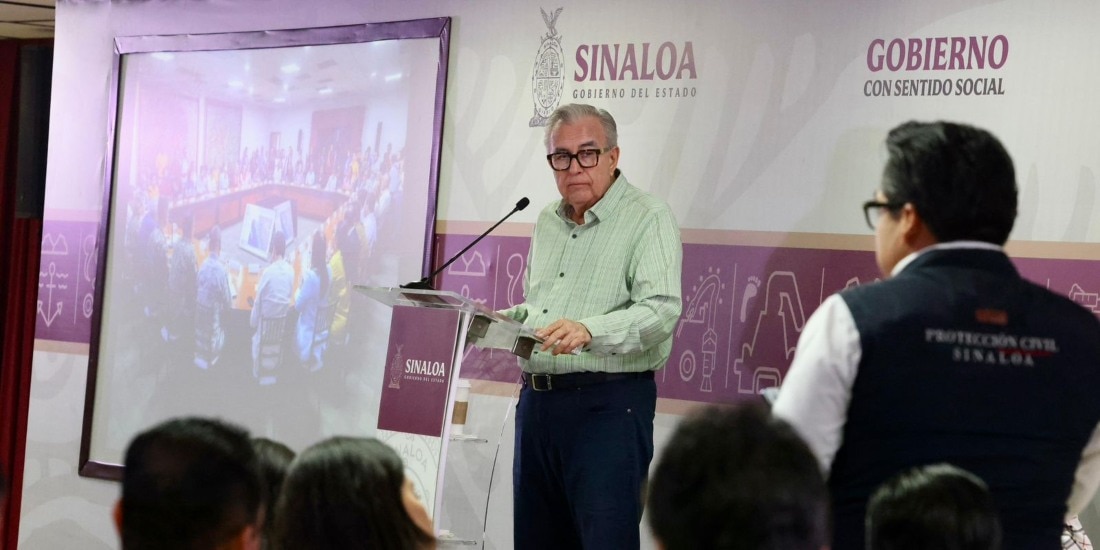 Rubén Rocha Moya respalda postura de Claudia Sheinbaum ante redadas en California.