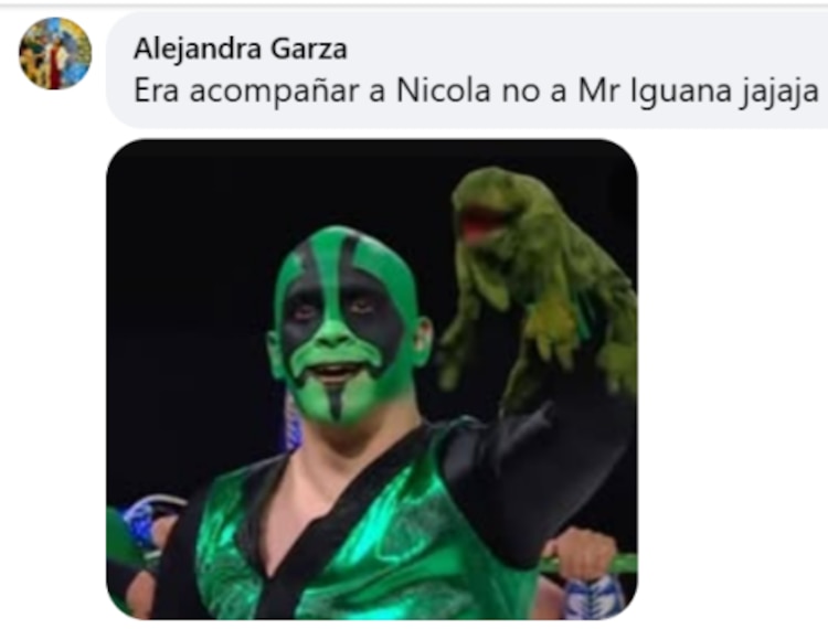 Afirman que Wendy parecía acompañante de Mr. Iguana