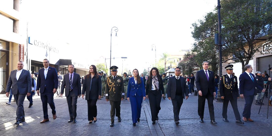 Autoridades en Aguascalientes este 9 de febrero del 2024.