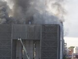 El incendio que tuvo lugar este sábado en las instalaciones del SCT Metro en el Centro Histórico.