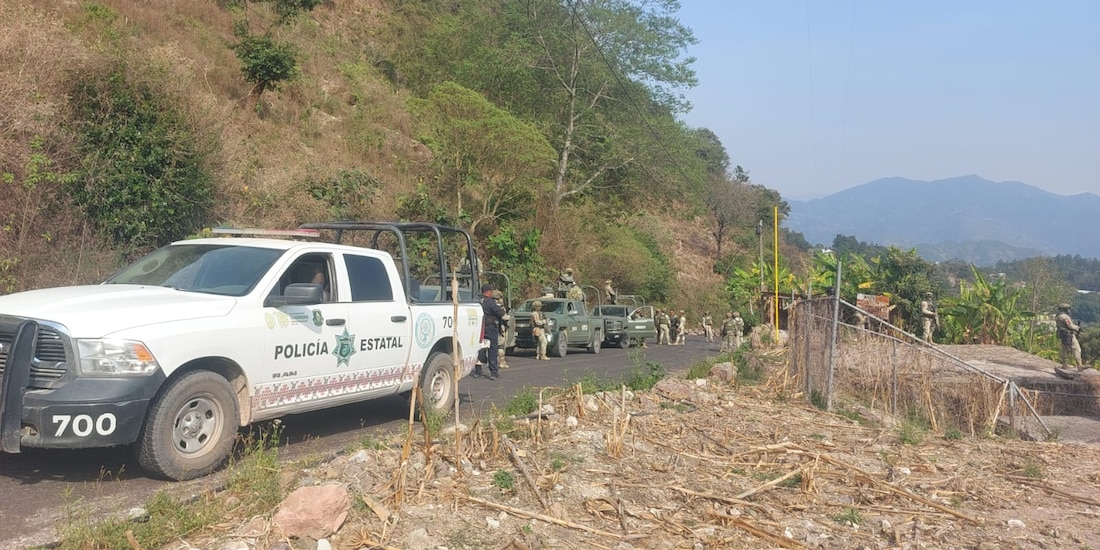 Acción de seguridad en esta zona de Guerrero.