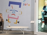 El escritor francés durante la charla virtual.