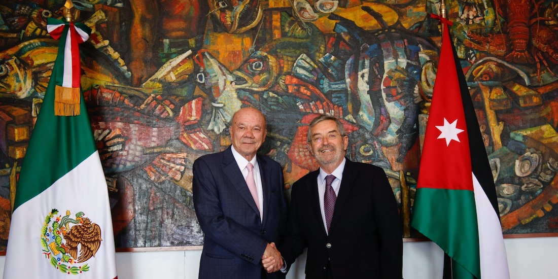 México refuerza lazos con Jordania ante crisis en Medio Oriente