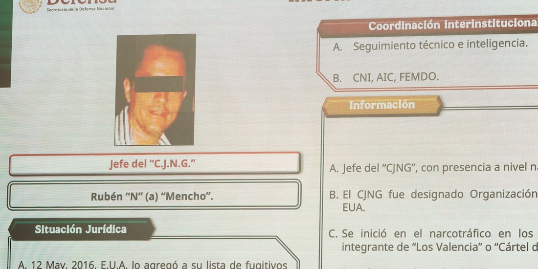Ficha técnica de la detención de Nemesio Oseguera Cervantes "El Mencho".