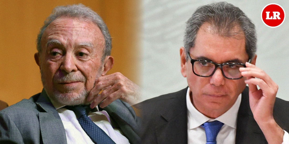 A la izquierda, el exsecretario de Hacienda, Guillermo Ortiz Martínez; a la derecha, el actual titular de la SHCP, Édgar Amador Zamora.