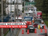 Revisa este jueves 6 de agosto de 2026 las restricciones del Hoy No Circula en la Zona Metropolitana del Valle de México.