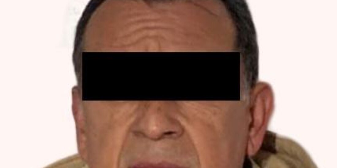 Raúl Flores Hernández, en foto el día de su detención.