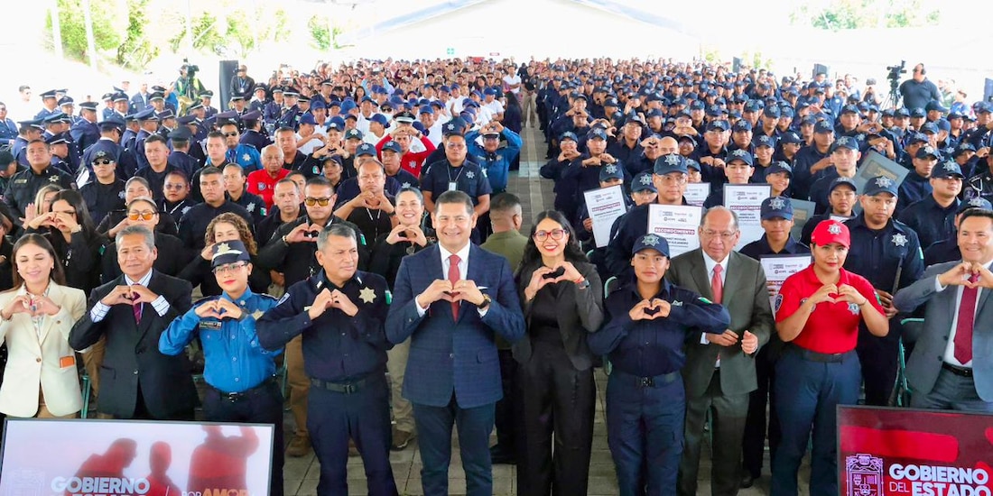 Puebla fortalece la seguridad de las familias con policía profesionalizada