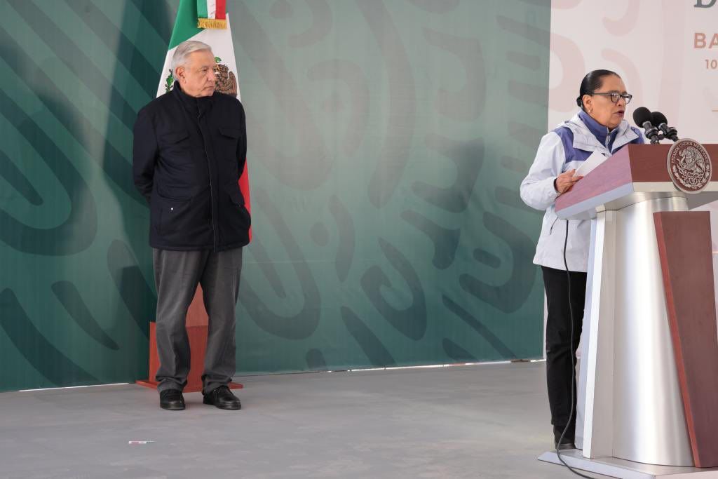 La secretaria de Seguridad y Protección Ciudadana, Rosa Icela Rodríguez, detalló el proceso de regularización en la conferencia mañanera.