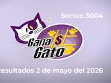 Resultados del sorteo Gana Gato 3004, del sábado 2 de mayo de 2026.