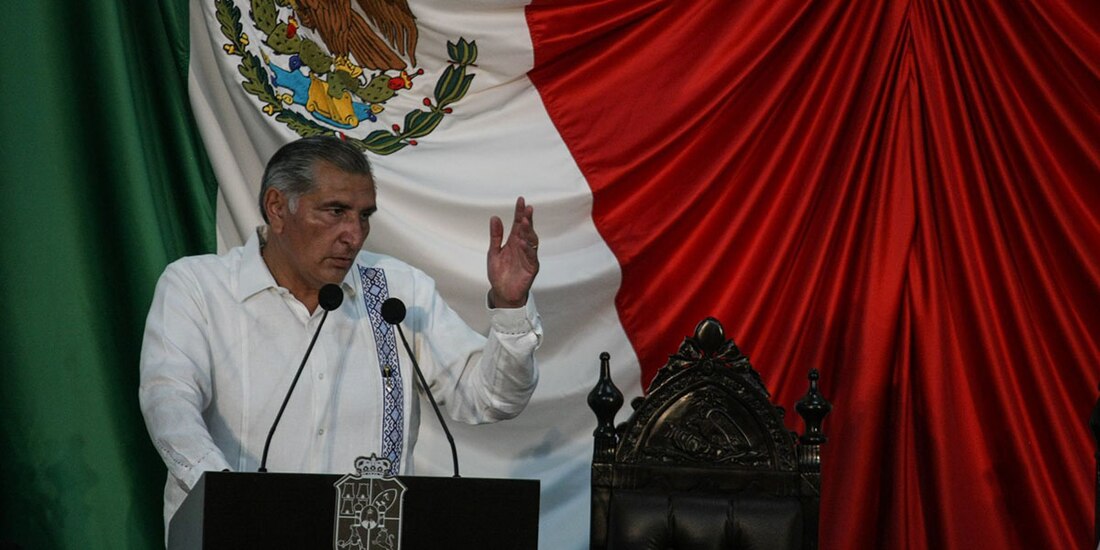 Adán Augusto López toma el cargo de secretario de Gobernación tras el regreso de Olga Sánchez Cordero al Senado de la República.