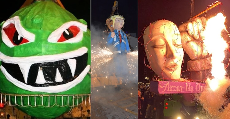 Quema del Mal Humor en Mazatlán