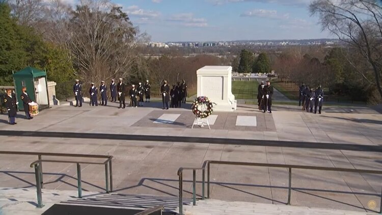 El cementerio de Arlington, el 20 de enero de 2021.