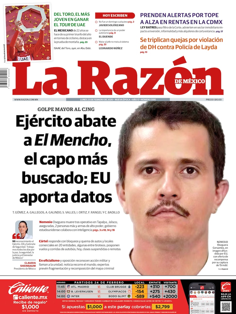La Razón 23 Febrero 2026