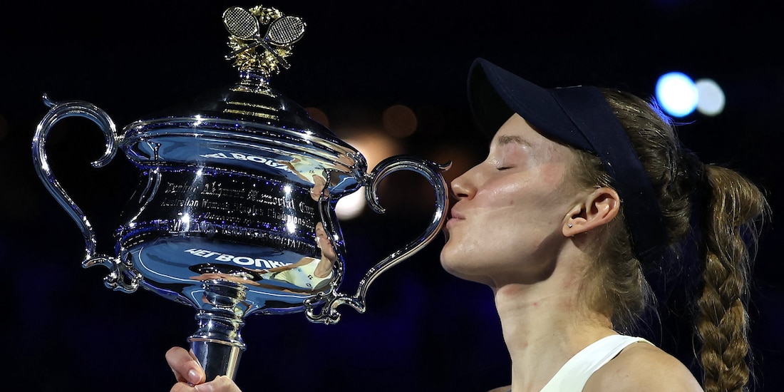 Elena Rybakina gana la final femenil del Abierto de Australia.