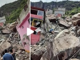 En redes sociales circularon imágenes de cómo quedaron sepultadas casas enteras tras el derrumbe registrado en el Cerro del Chiquihuite, Tlalnepantla