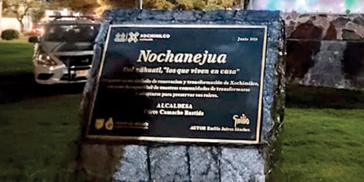 RECONOCIMIENTO / La efigie reconoce la transformación que ha vivido la alcaldía Xochimilco.