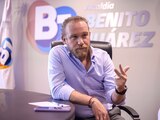 El alcalde de Benito Juárez, Santiago Taboada Cortina, hace diversas afirmaciones y puntualizaciones durante la entrevista concedida a este medio, ayer.