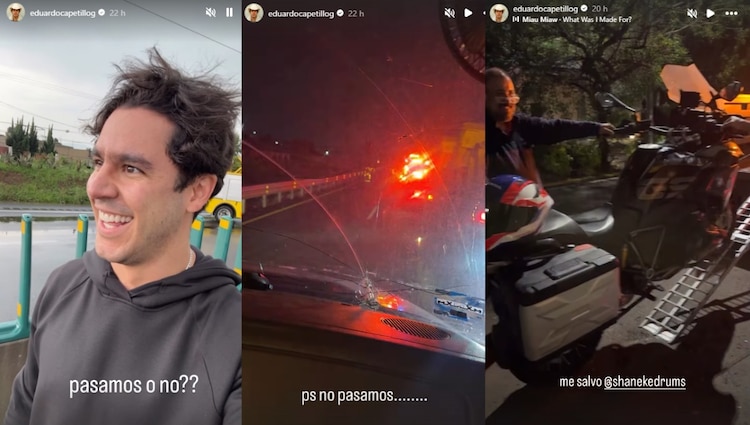 Eduardo Capetillo Jr. sufre accidente en moto en carretera