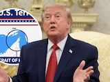 Trump insiste en que el Estrecho de Ormuz será territorio estadounidense.