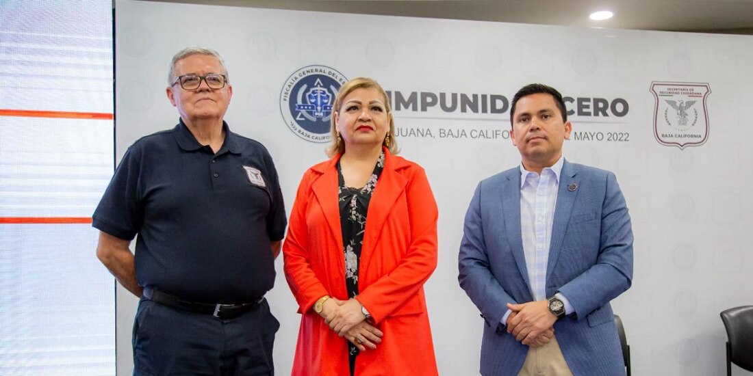 Autoridades de seguridad y justicia presentan resultados de seguridad en Baja California