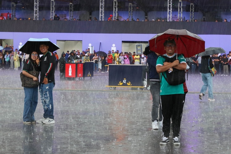 Fuerte lluvia en días pasados