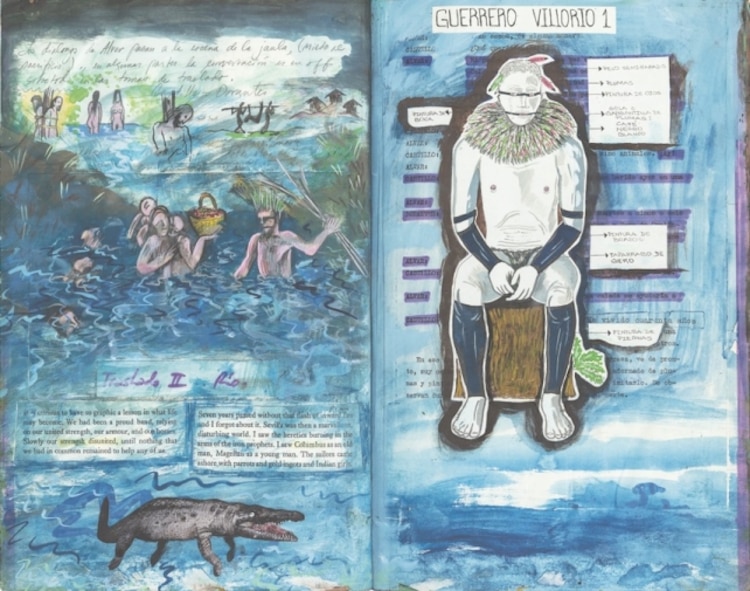 Cabeza de vaca: el cuaderno