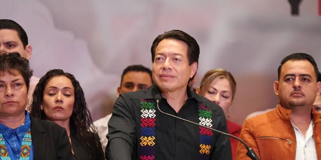 Mario Delgado en reunión con los presidentes de los Comités Ejecutivos Estatales, el 13 de septiembre.