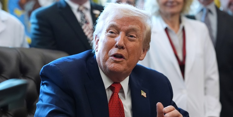 Donald Trump, presidente de EU.