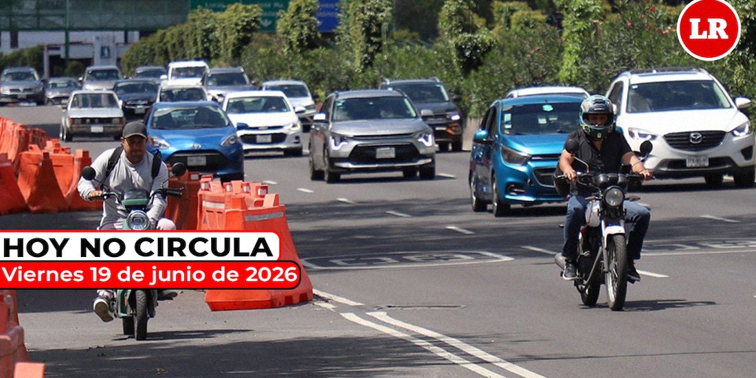 Revisa cómo aplica el Hoy No Circula este viernes 19 de junio de 2026 en la Zona Metropolitana del Valle de México.
