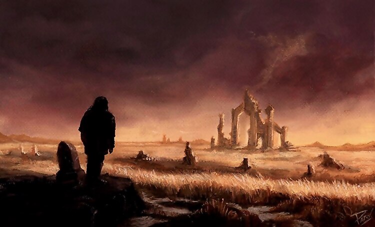 Un habitante de Carcosa, ilustración de Patricio Bertacchini.