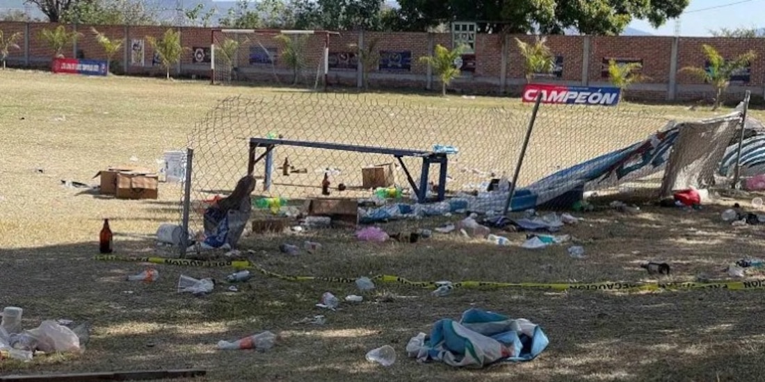 Imagen temática sobre multihomicidio en Guanajuato, el domingo.
