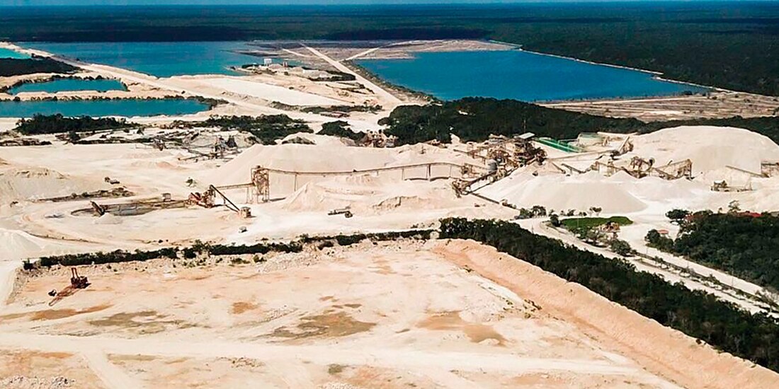 Imagen de archivo de Vulcan Materials en Playa del Carmen.