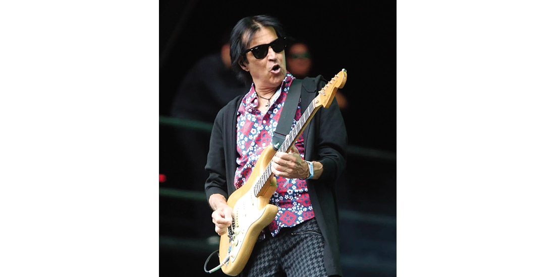 Felipe Staiti en una de sus últimas presentaciones con la banda