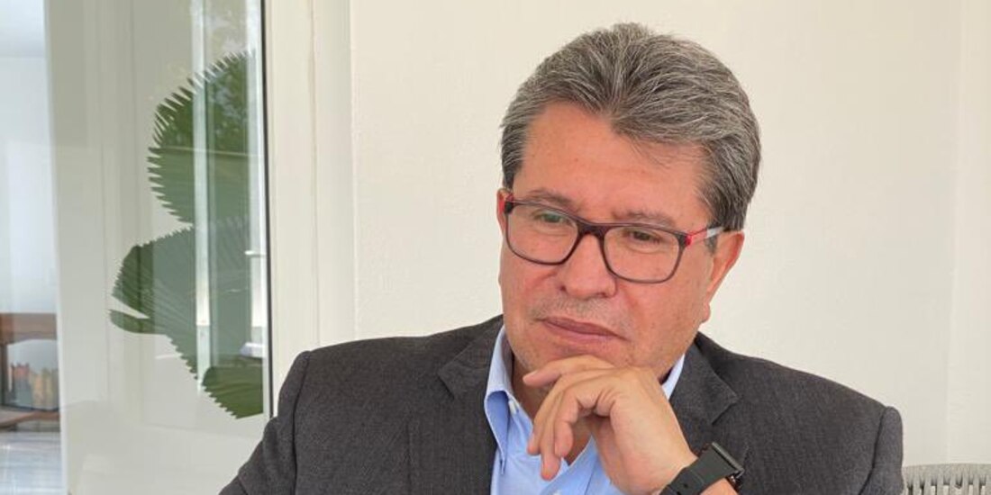 Ricardo Monreal, presidente de la Junta de Coordinación Política en el Senado