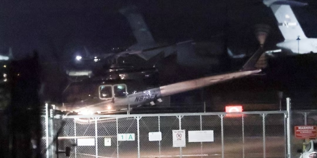 Maduro llega en helicóptero a Nuevas York