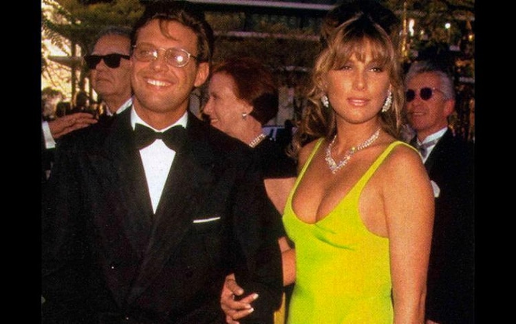Luis Miguel y Daisy Fuentes en los Oscar de 1996