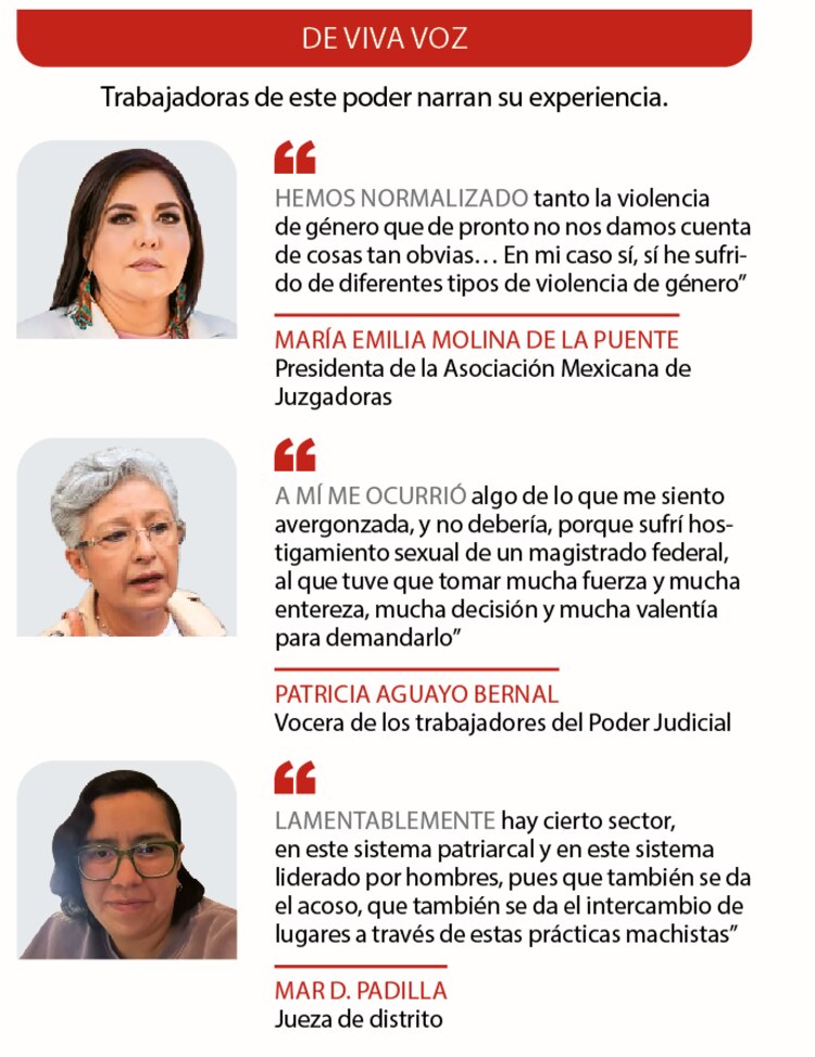 Trabajadoras de este poder narran su experiencia.