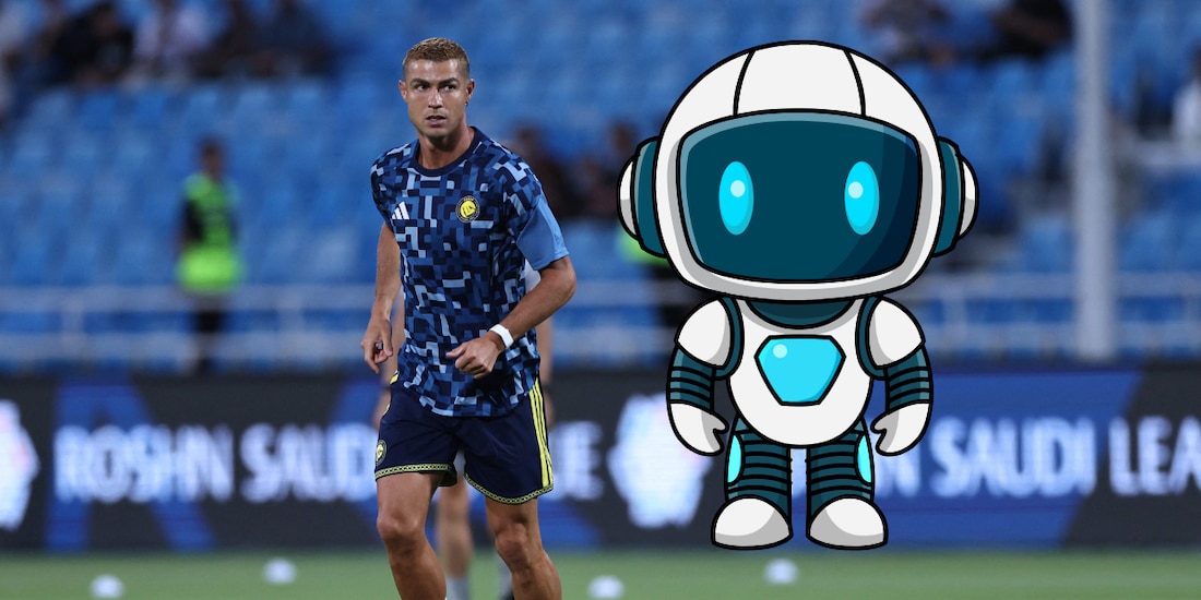 Un robot humanoide hizo el popular festejo de Cristiano Ronaldo en un evento en China.