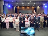 La gobernadora Tere Jiménez encabeza la apertura de la Ventanilla Digital de Inversiones en Aguascalientes.