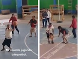 Abuelita en juego de basquetbol se volvió viral en TikTok.