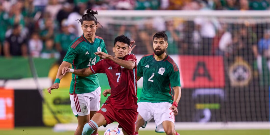 México cayó 2-3 ante Colombia en el choque más reciente entre ambos, en septiembre del 2022.