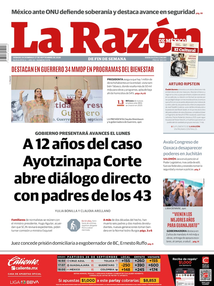 La Razón 26 Septiembre 2026