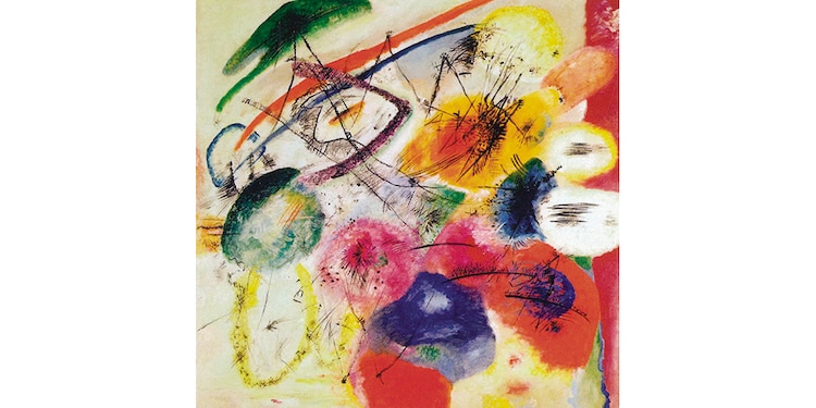 Kandinsky, Black Lines, 1913 (detalle).