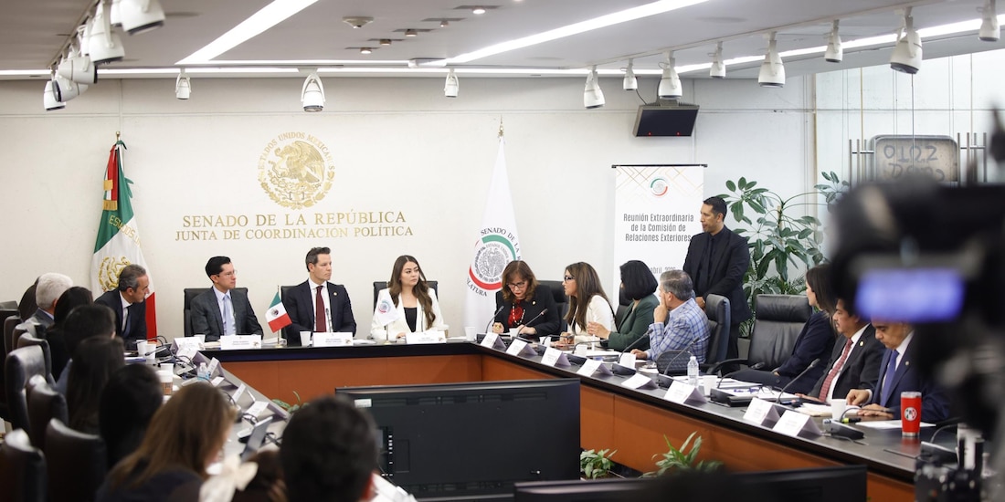 El secretario designado Roberto Velasco Álvarez durante su comparecencia ante la Comisión de Relaciones Exteriores