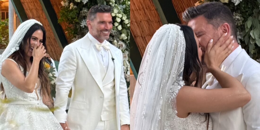 Julián Gil y Valeria Marín se casan.