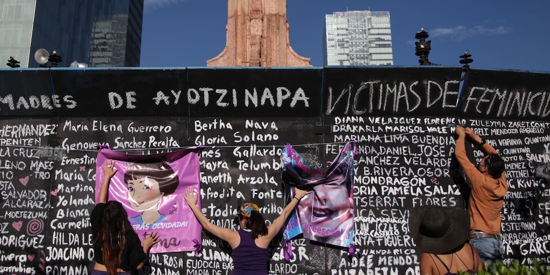 La Glorieta de las Mujeres que Luchan se encuentra en Paseo de la Reforma.