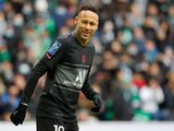 Neymar durante un partido con el PSG en la actual campaña.